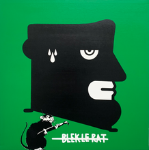 Carica l&#39;immagine nel visualizzatore di Gallery, Street War &quot;Banksy VS. Blek Le Rat&quot; (green version)