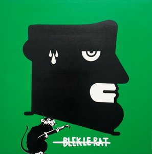 Street War "Banksy VS. Blek Le Rat" (green version)