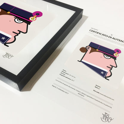 "Fissi!!!" -Allieva con Kepì (Scuola Militare Nunziatella)