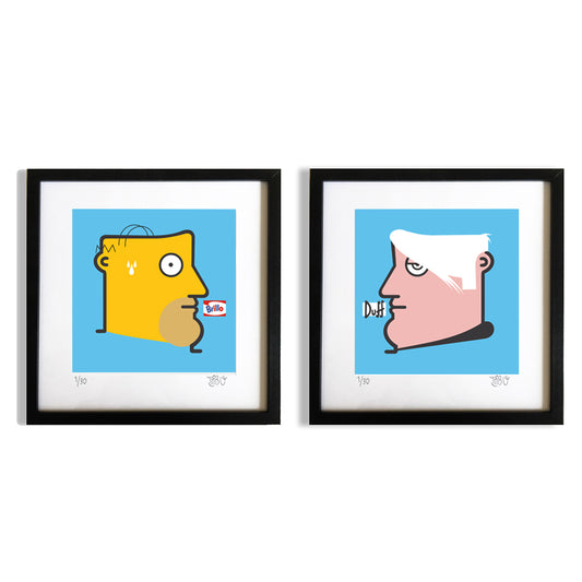 "Brillo" (Homer Simpson & Andy Warhol)
