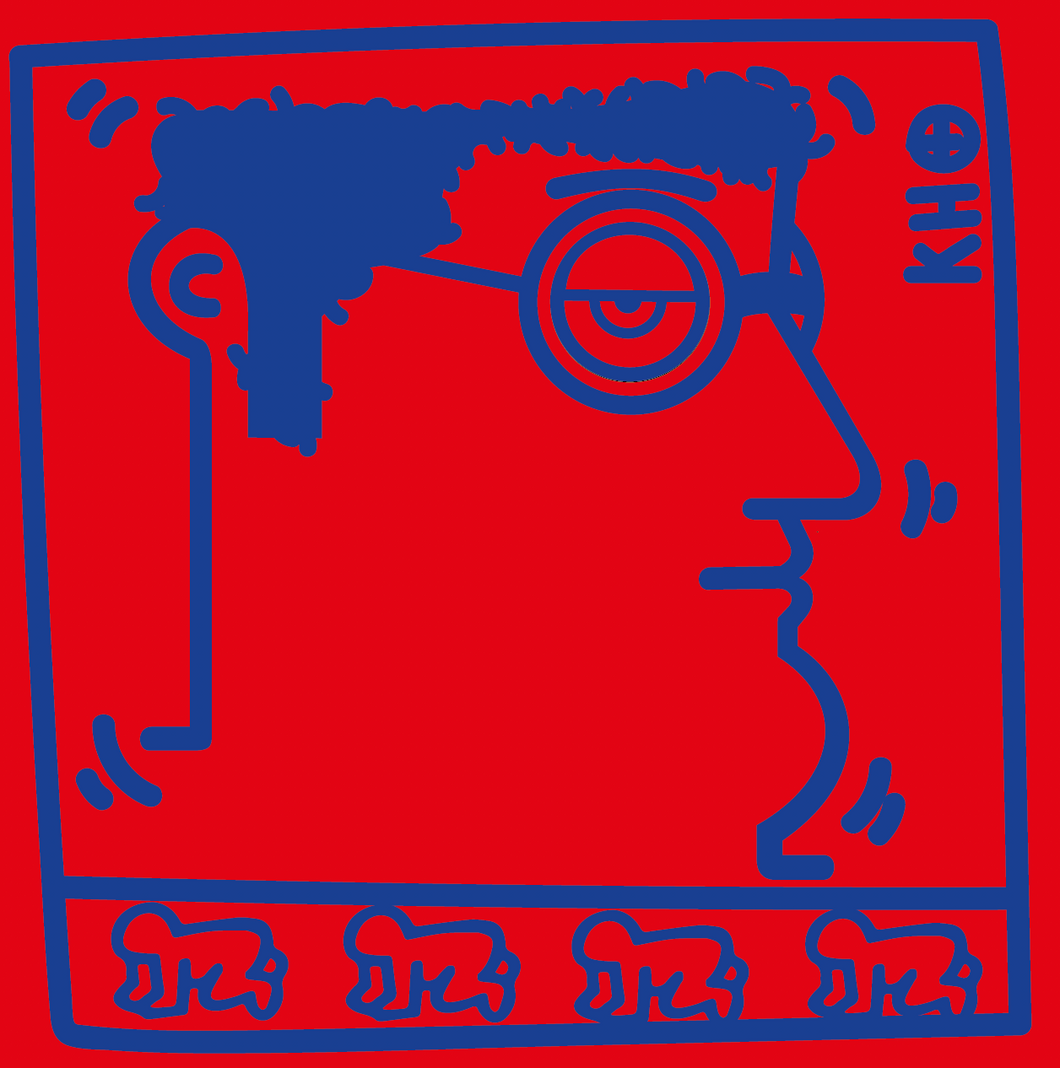 Radiant baby (Keith Haring - Portrait)