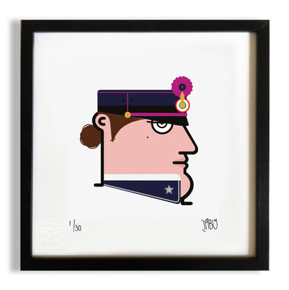 "Fissi!!!" -Allieva con Kepì (Scuola Militare Nunziatella)